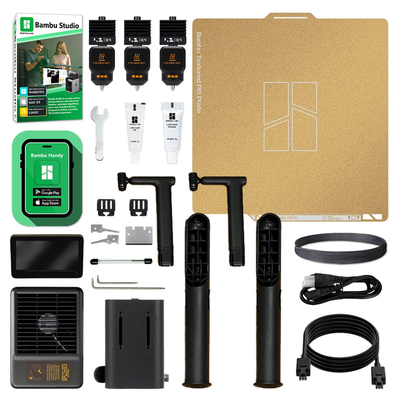 Bambu Lab X2D 3D Printer Bundle with Filament Rolls & AMS 2 PRO Bambu X2D 3D Printer Bundle Bambu Lab