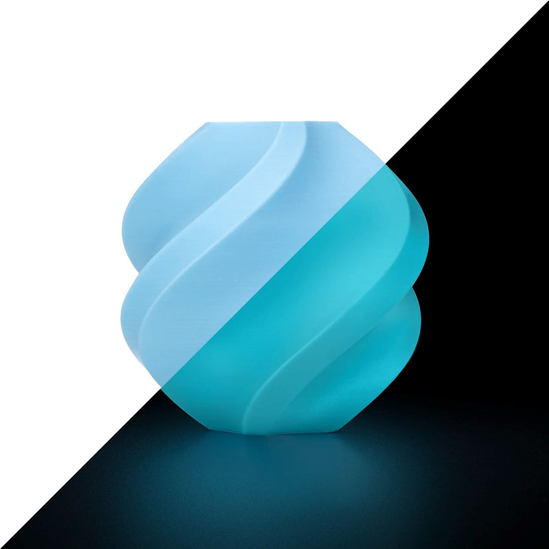 Bambu Labs PLA Glow Filament With Spool 3D Printer Bambu Lab Glow Blue (15600)