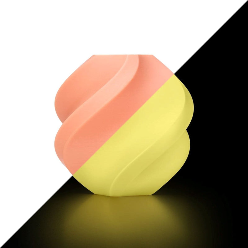 Bambu Lab 1.75mm PLA Glow-in-the-Dark Filament With Reusable Spool - Swing Design