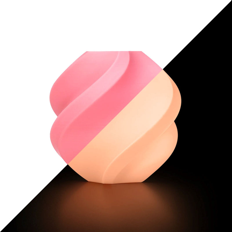 Bambu Labs PLA Glow Filament With Spool 3D Printer Bambu Lab Glow Pink (15200)