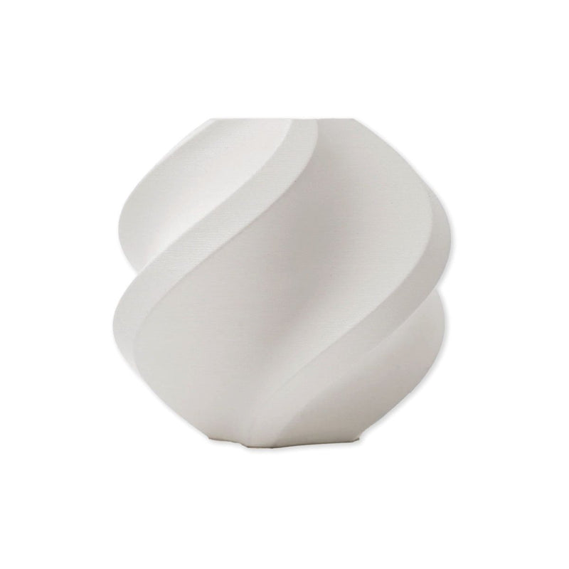 Bambu Lab 1.75mm PLA Matte Filament With Reusable SpoolMatte Ivory White (11100) - Swing Design