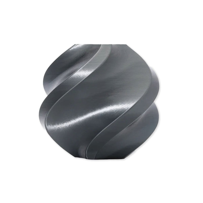 Bambu Lab 1.75mm PLA Silk+ Filament With Reusable SpoolTitan Gray (13108) - Swing Design