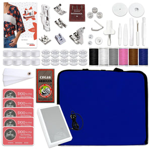 Bernette B05 Crafter Sewing Machine Deluxe Bundle by The Fashion Class Brother Sewing Bundle Bernette 