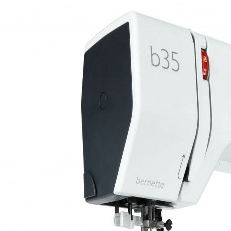 Bernette B35 Sewing Machine with 100 Thread Spools & Color Matching Bobbins - Swing Design13