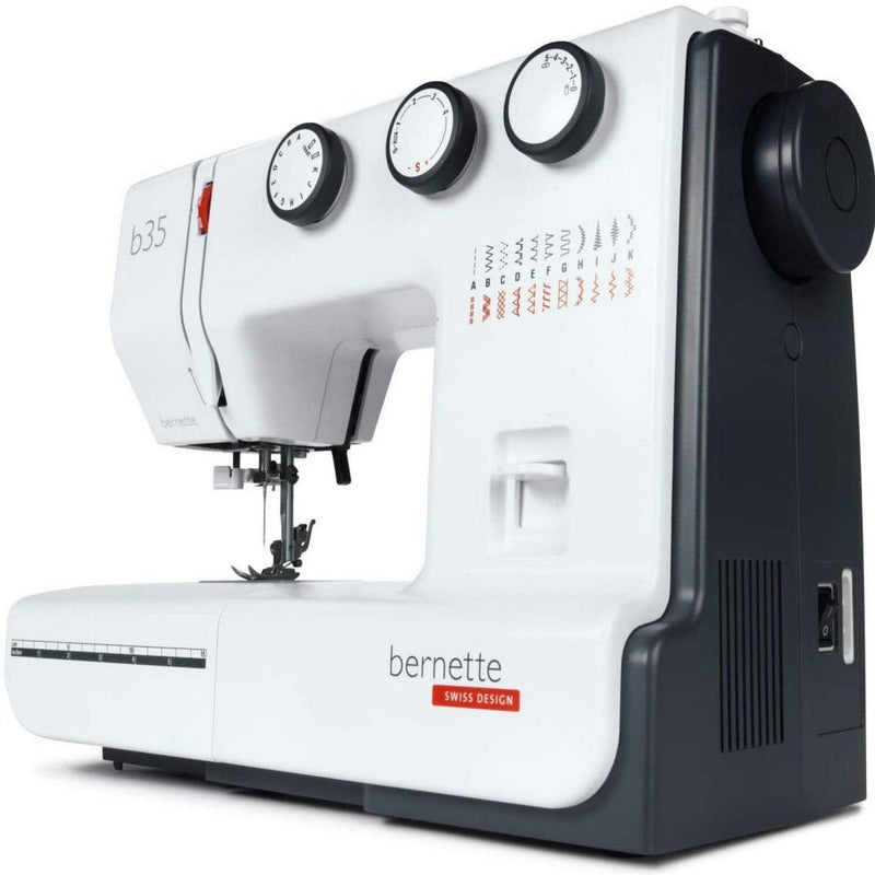 Bernette B35 Sewing Machine with 100 Thread Spools & Color Matching Bobbins - Swing Design12