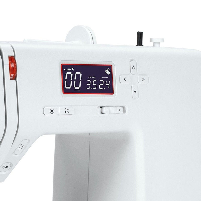Bernette B37 Sewing Machine with 100 Thread Spools & Color Matching Bobbins - Swing Design