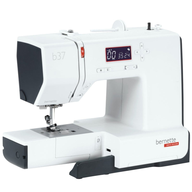 Bernette B37 Sewing Machine with 100 Thread Spools & Color Matching Bobbins - Swing Design