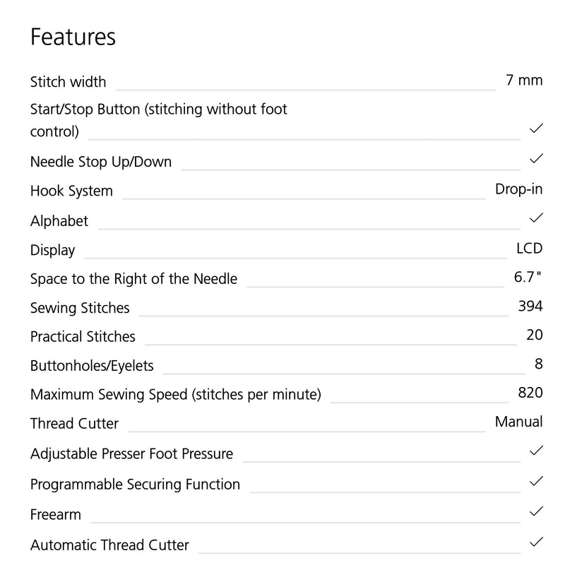 Bernette B38 Top End Computerized Sewing Machine Bundle w/ 8 Pressure Feet Brother Sewing Bundle Bernette