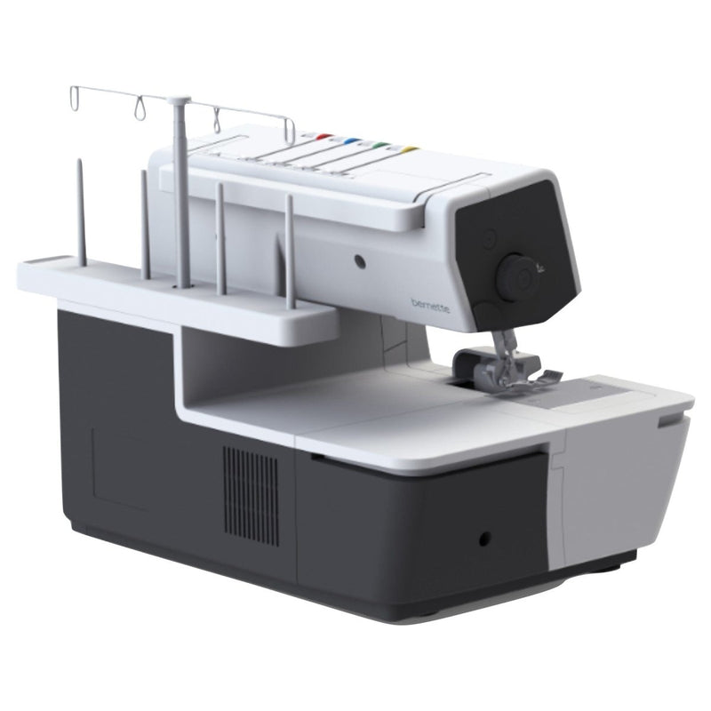 Bernette B64 Airlock Serger with Easy Air Threading & Deluxe Thread Bundle - Swing Design