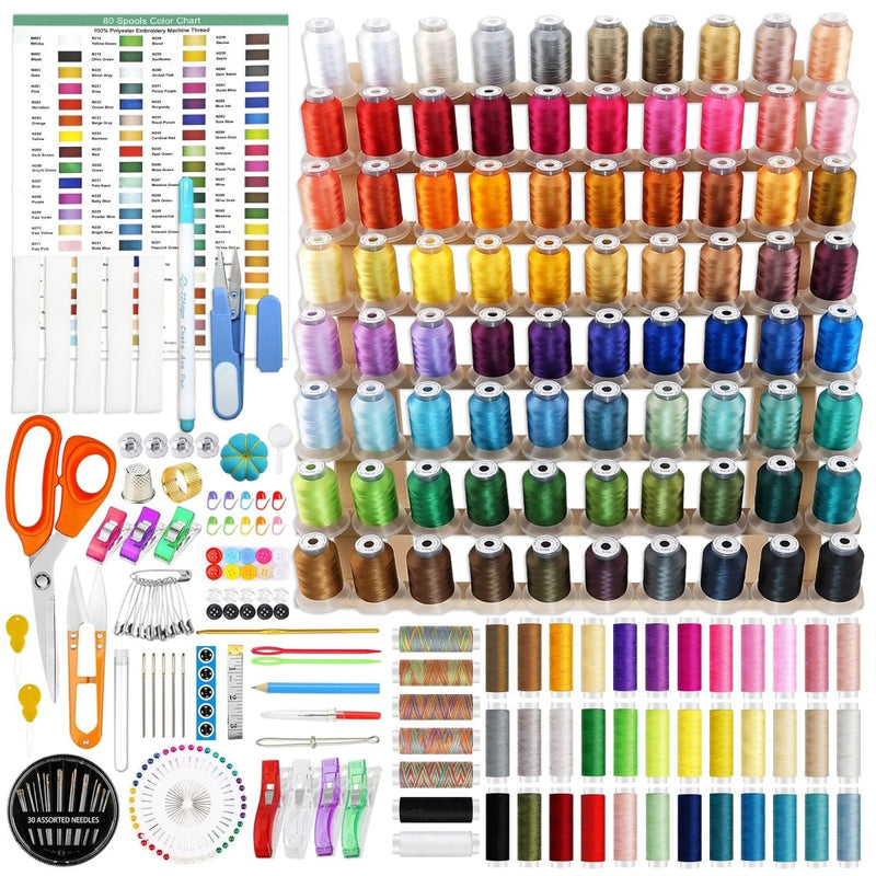 Bernette B70 10" x 6" Embroidery Machine with 123 Spools & 200+ Accessories - Swing Design6