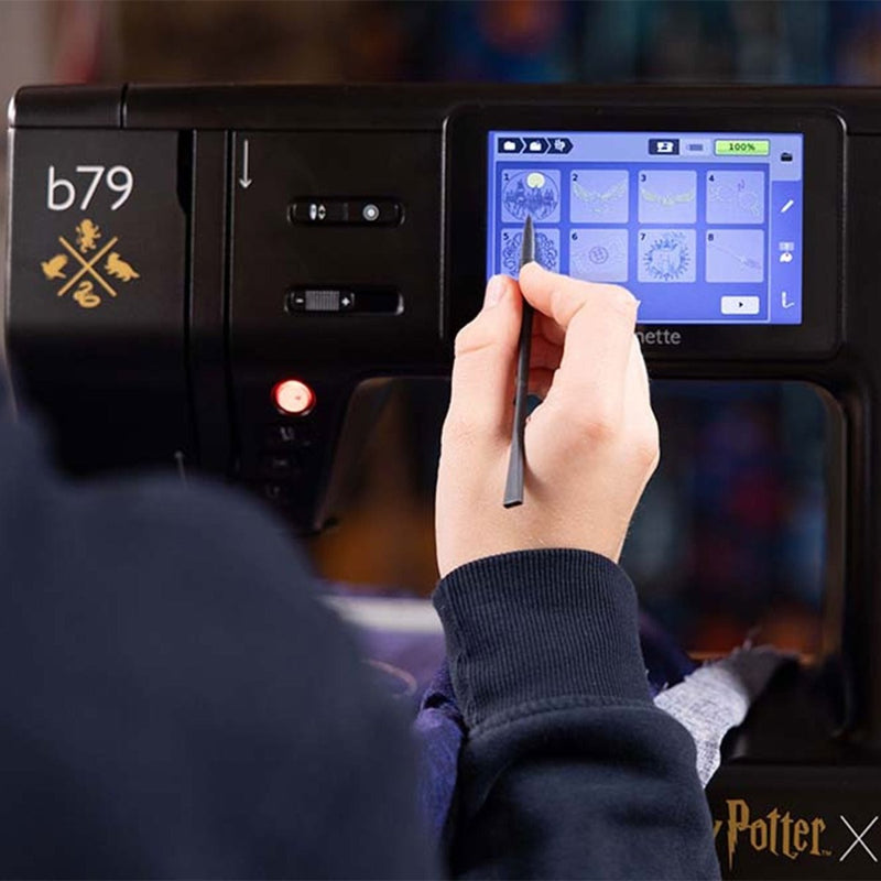 Bernette B79 Harry Potter Sewing & Embroidery Machine with Silhouette Cameo 5α Alpha - Swing Design