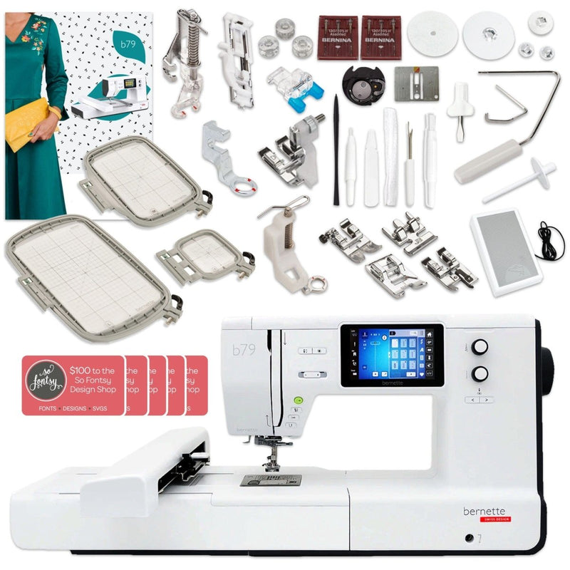 Bernette B79 Sewing & Embroidery Machine with Silhouette Cameo 5α Alpha - Swing Design3