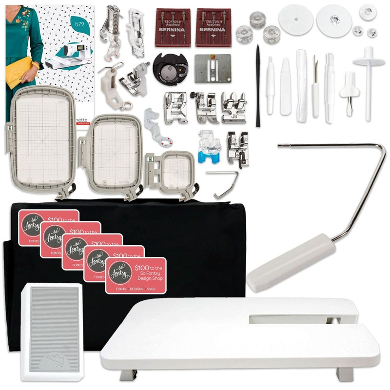Bernette B79 Sewing & Embroidery Machine with Silhouette Cameo 5α Alpha - Swing Design5