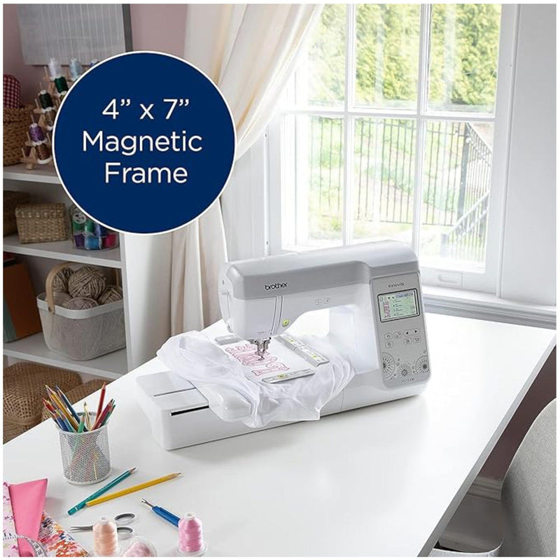 Brother 4" x 7" Magnetic Embroidery Hoop Frame Set Brother Sewing Bundle Brother
