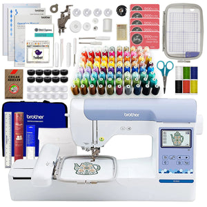 Brother PE900 5" x 7" Embroidery Machine w/ Embroidery Kit & Digitizing Bundle Brother Sewing Bundle Brother 