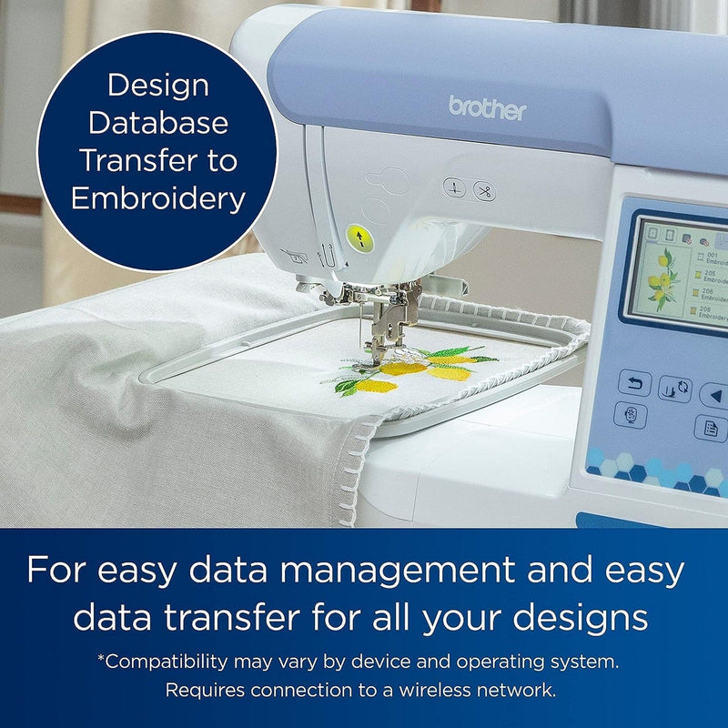 Brother PE900 5" x 7" Embroidery Machine w/ Embroidery Kit & Digitizing Bundle Brother Sewing Bundle Brother