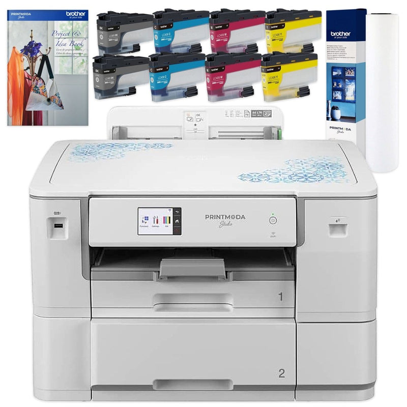 Brother PrintModa Dual Function Fabric Printer with Double Inks & Artspira - Swing Design