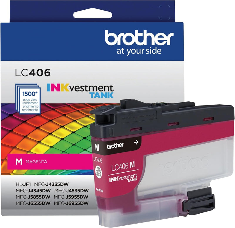 Brother PrintModa Fabric Printer INKvestment Ink Refill Set - CMYK Swing Design