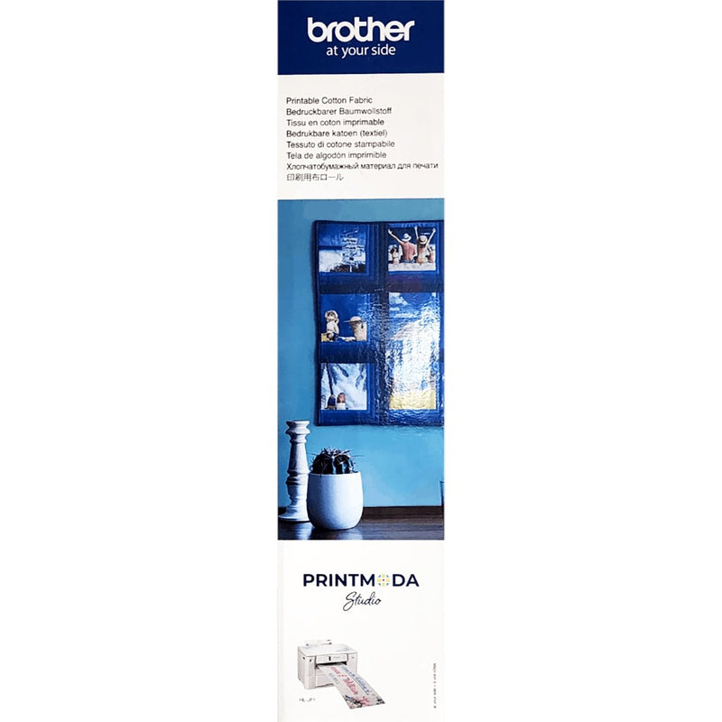 Brother PrintModa Printable Cotton Fabric Roll - 11.6in x 16.2ft - Swing Design