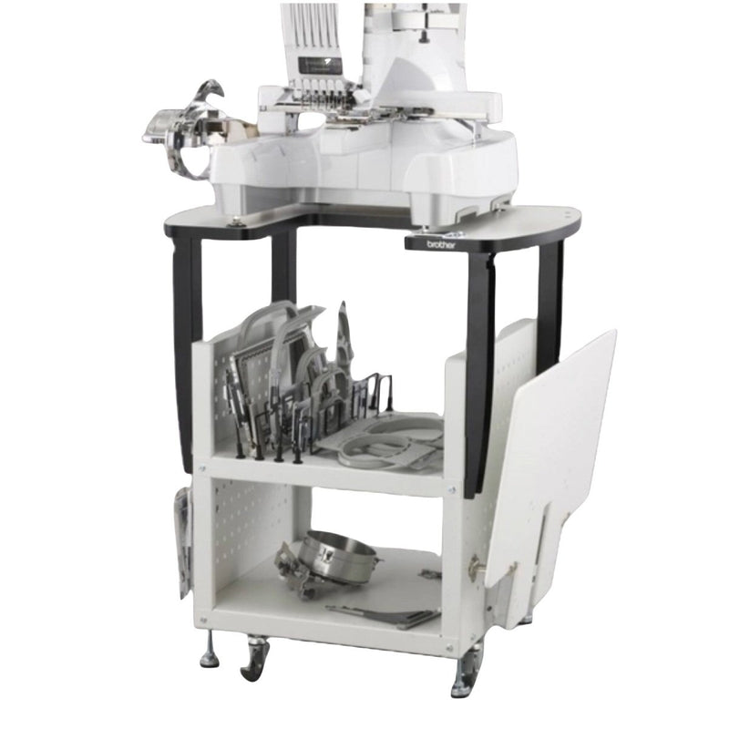 Brother PRS100 & PR-Series Metal Stand with Storage - Swing Design