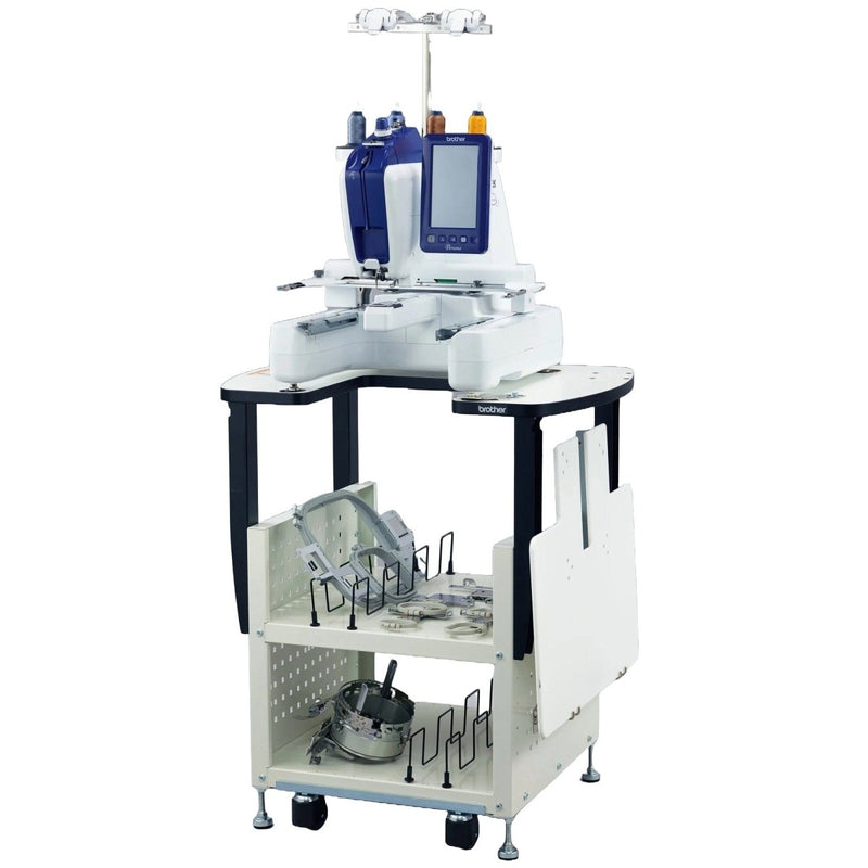 Brother PRS100 & PR-Series Metal Stand with Storage - Swing Design