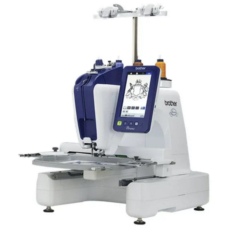 Brother PRS100 Single-Needle Embroidery Machine w/ Mighty Hoop Magnetic Bundle - Swing Design