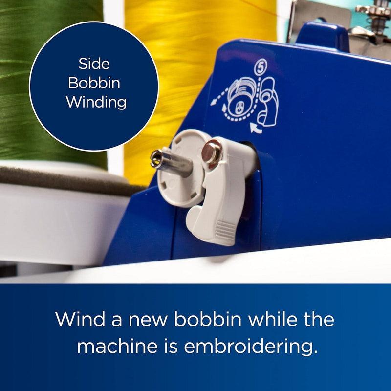 Brother PRS100 Single-Needle Embroidery Machine w/ Hat Hoop Set, Accessories Kit Brother Sewing Bundle Brother