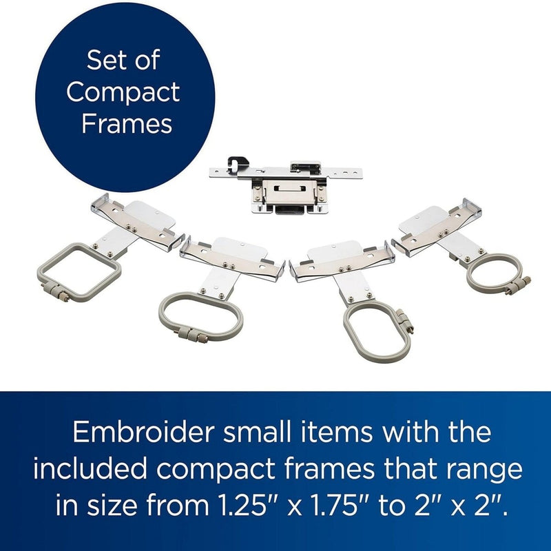 Brother PRS100 Single-Needle Embroidery Machine w/ Mighty Hoop Magnetic Bundle - Swing Design