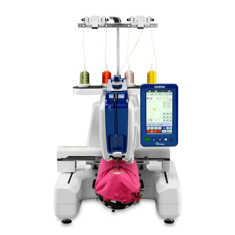 Brother PRS100 Single-Needle Embroidery Machine w/ Mighty Hoop Magnetic Bundle - Swing Design
