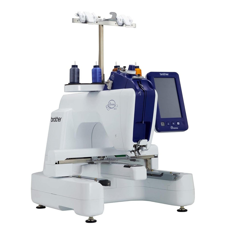 Brother PRS100 Single-Needle Embroidery Machine w/ Stand & Accessories Kit - Swing Design