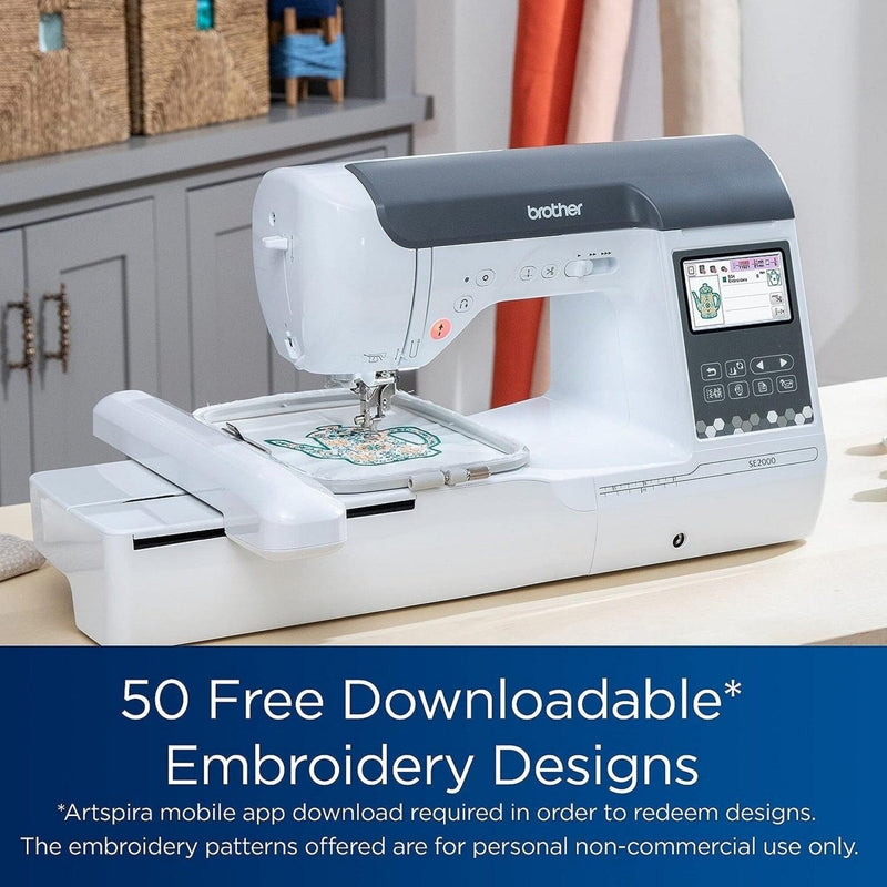 Brother ScanNCut SDX125e Cutting Machine with SE2000 Sewing & Embroidery Machine - Swing Design30
