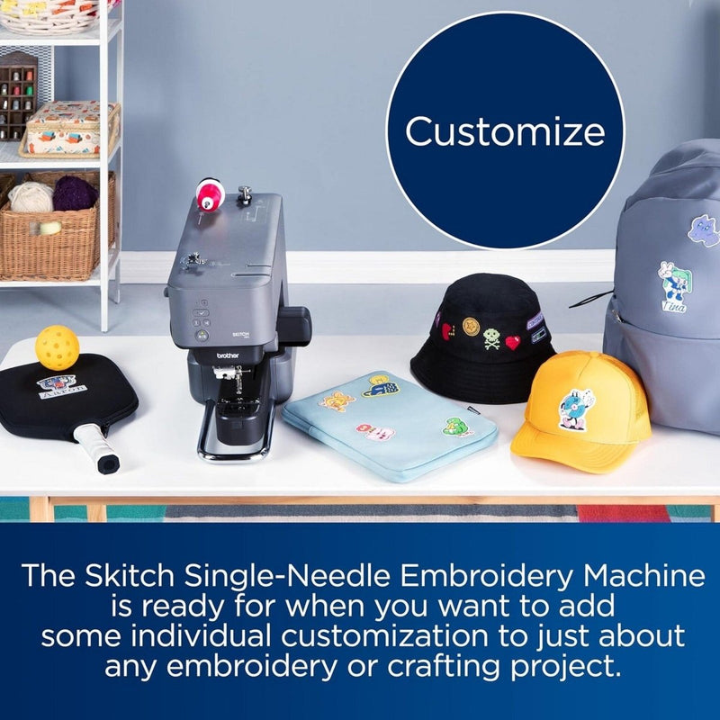 Brother ScanNCut SDX125e Cutting Machine with Skitch PP1 Embroidery Machine - Swing Design
