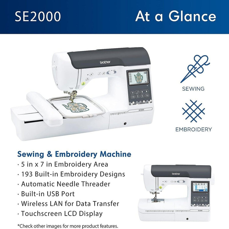 Brother SE2000 Embroidery & Sewing Machine - Swing Design3