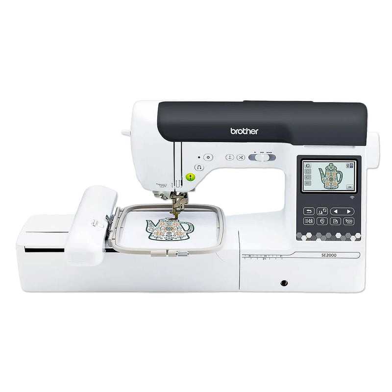 Brother SE2000 Embroidery & Sewing Machine w/ 5" x 7" Hoop & 40+ Accessories Brother SE2000 Embroidery Machines Brother