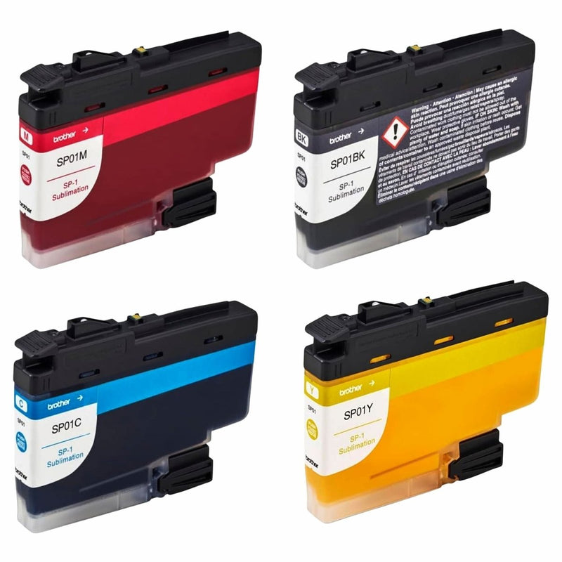Brother SP-1 Sublimation Ink Refill Cartridge CMYK, Sublimation Paper, & Tape - Swing Design6