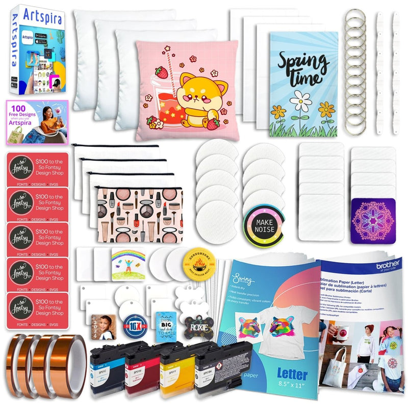 Brother SP-1 Sublimation Printer with Silhouette Cameo 5 Alpha - Swing Design4