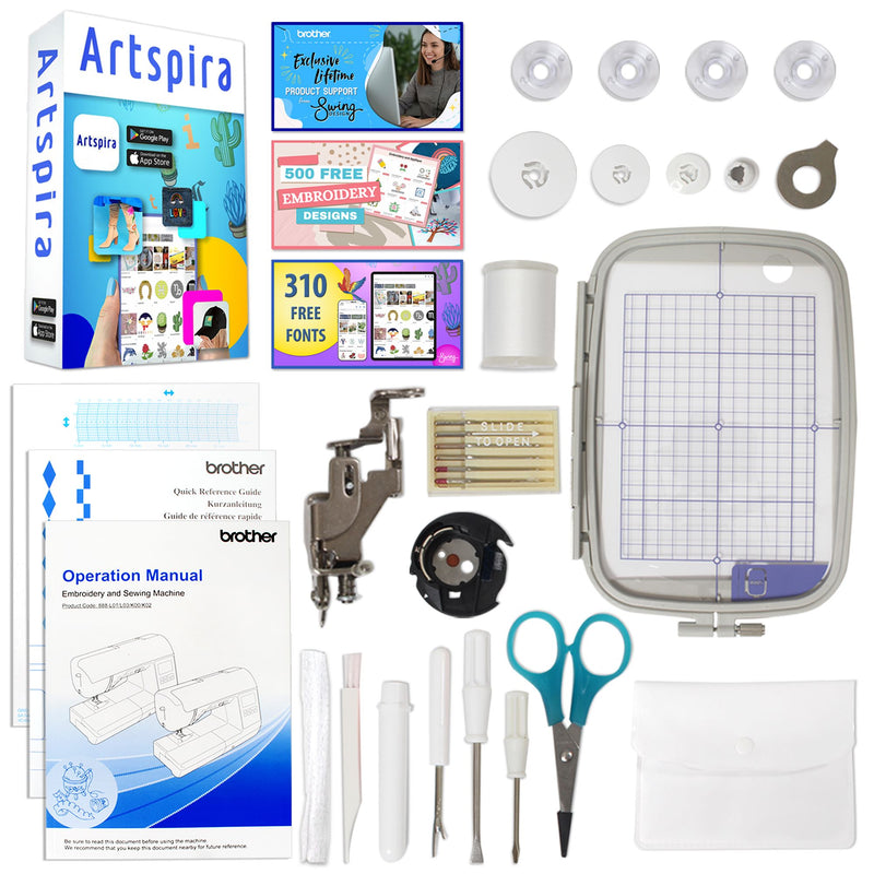 Brother SP-1 Sublimation Printer with PE900 Combo Embroidery Machine Sublimation Bundle Brother