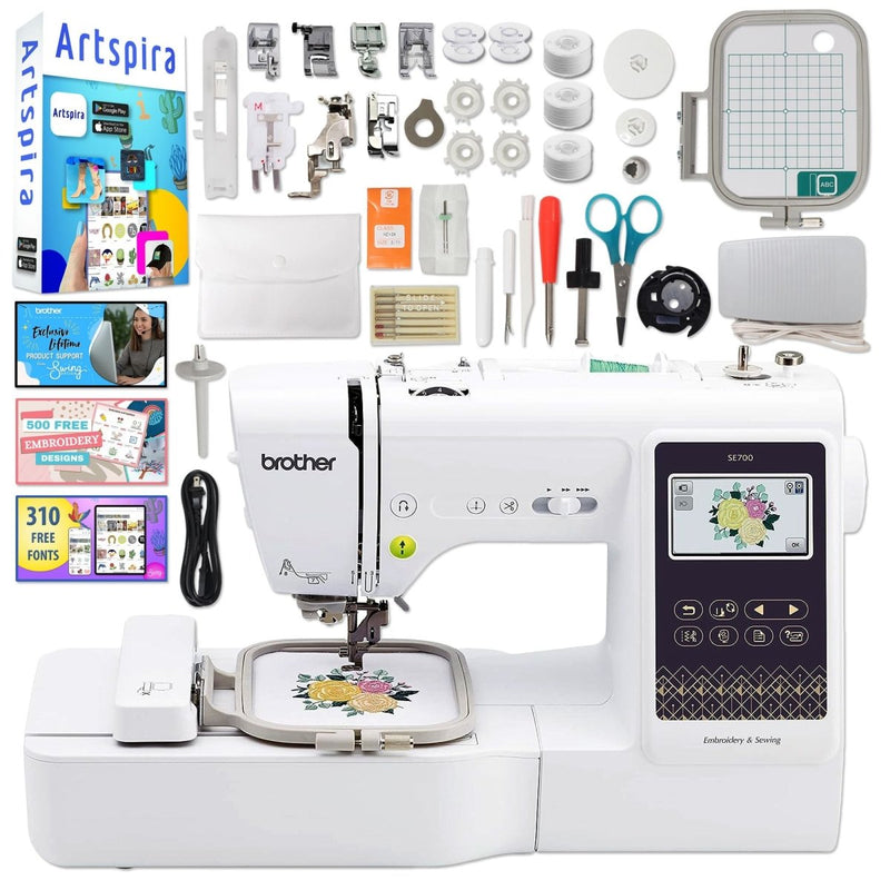Brother SP-1 Sublimation Printer with SE700 Combo Embroidery Machine - Swing Design3