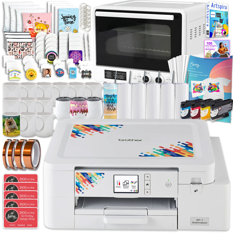 Brother SP-1 Sublimation Printer with Sublimation Oven Bundle Sublimation Bundle Brother