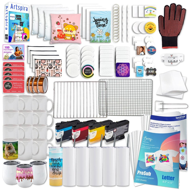 Brother SP-1 Sublimation Printer with Sublimation Oven Bundle - Swing Design4