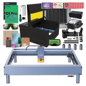 Copy of xTool D1 Pro 2.0 Laser Cutter & Engraver Deluxe Bundle - Grey Laser Engraver xTool 10W 