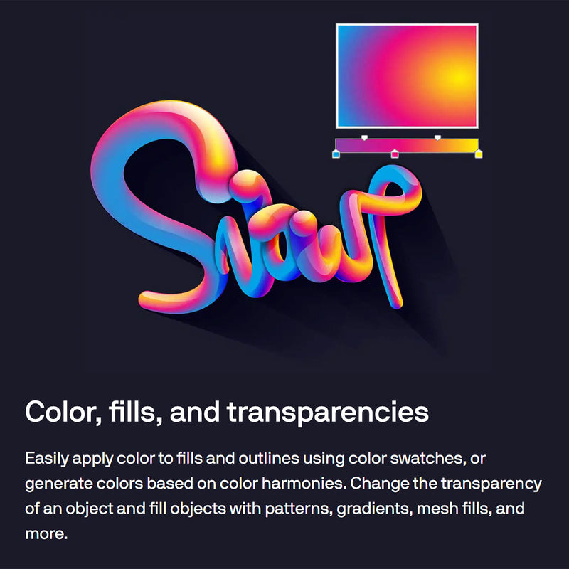 CorelDRAW 2025 Full Graphics Suite 1 Year Subscription - PC & MAC Software CorelDRAW