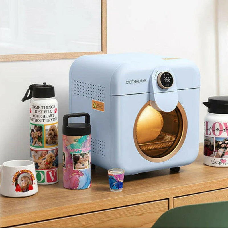 Craft Express 12L Convection Sublimation Oven Bundle for Cups & Tumblers - Swing Design6