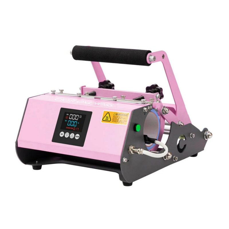 Craft Express Elite Pro 11oz, 20oz & 30oz Mug & Tumbler Press - Candy Pink Heat Press Craft Express