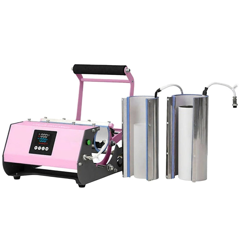 Craft Express Elite Pro Max 20oz & 30oz Tumbler Heat Press - Candy Pink - Swing Design1
