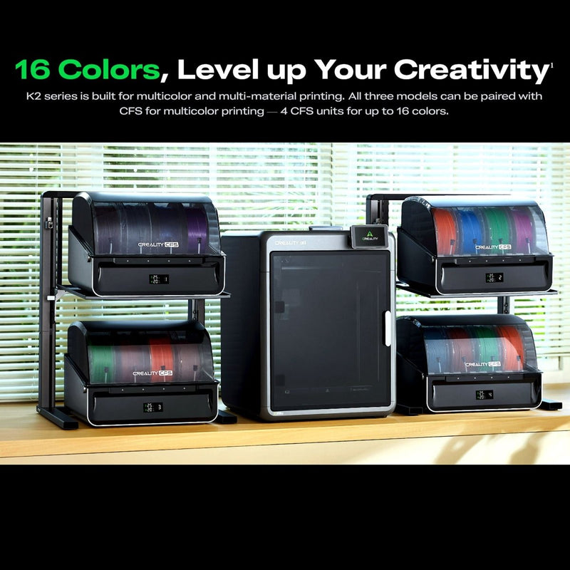 Creality K2 PLUS 3D Printer Business Bundle - 3 Printers & 30 Filament Rolls - Swing Design