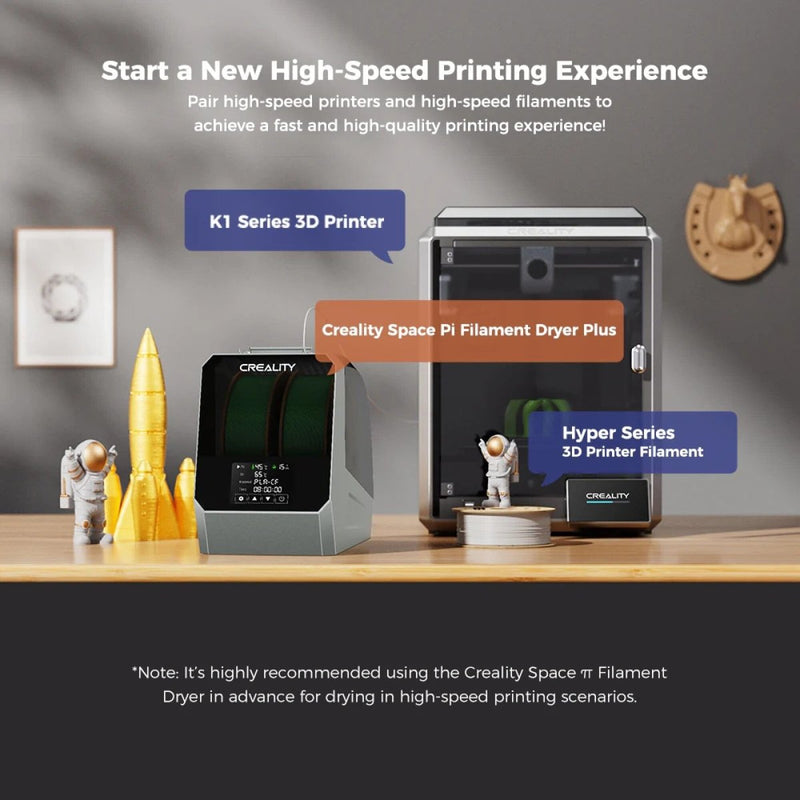 Creality Space Pi Two Roll Filament Feeder & Dryer PLUS Swing Design 12