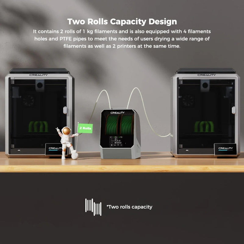 Creality Space Pi Two Roll Filament Feeder & Dryer PLUS Swing Design 5
