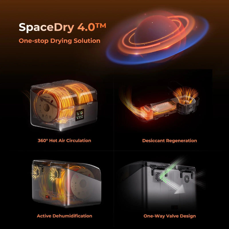 Creality SpacePi X4 Muti-Spool Filament Feeder & Dryer 3D Printer Creality