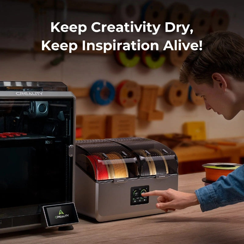 Creality SpacePi X4 Muti-Spool Filament Feeder & Dryer - Swing Design18